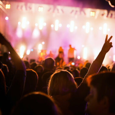 Konzert mit zahlreichen Besuchern